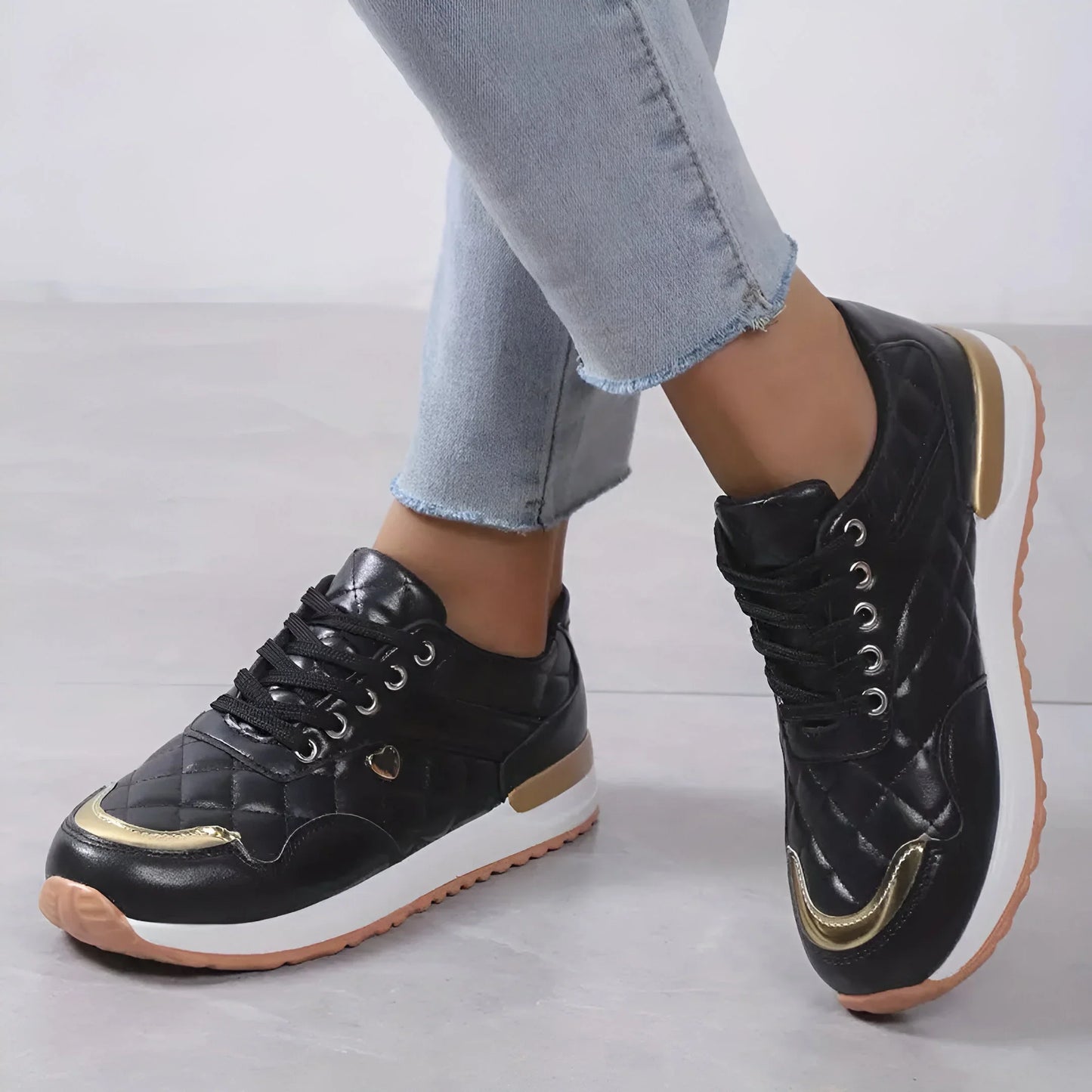 Plantaris Héloïse – Baskets Orthopédiques Femme Matelassées | Voûte Plantaire, Légères