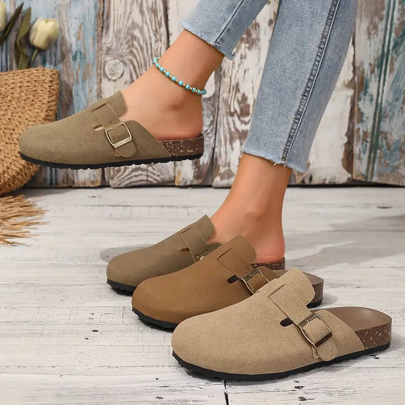 Plantaris Béatrice – Mules Sandales Confort Femme Vintage | Voûte Plantaire, Été