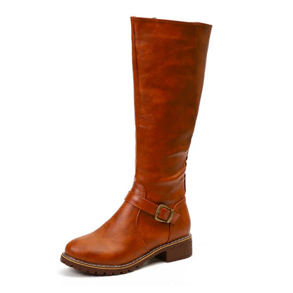Plantaris Mette – Bottes Hautes Femme Effet Cuir Imperméables | Confort, Hiver