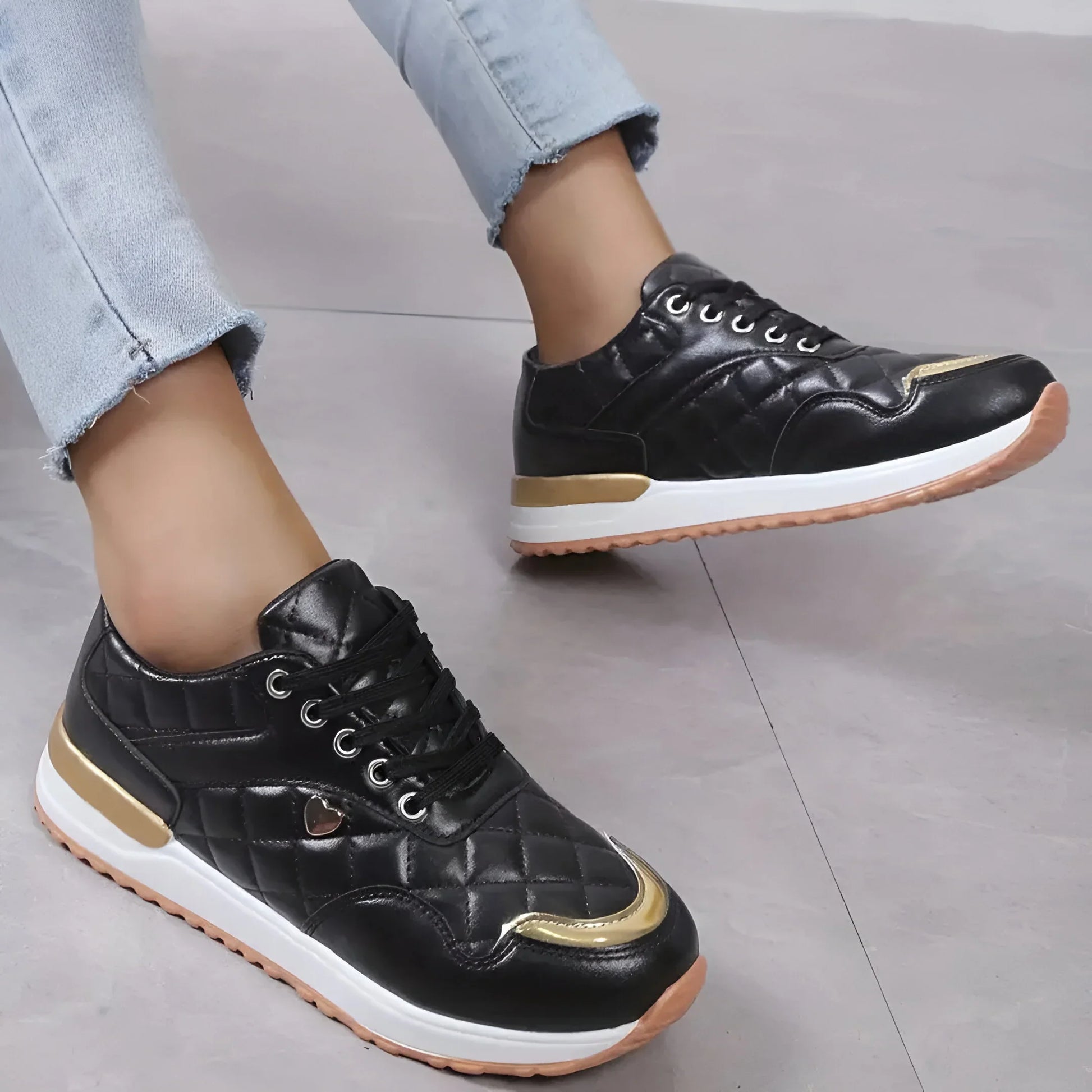 Plantaris Héloïse – Baskets Orthopédiques Femme Matelassées | Voûte Plantaire, Légères