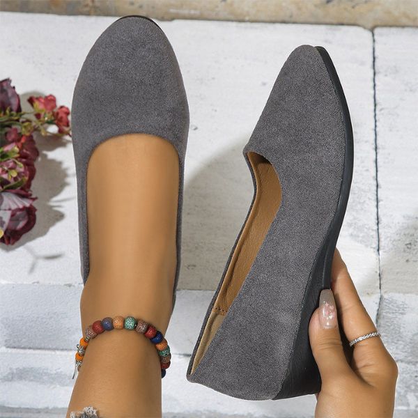 Plantaris Elina – Mocassins Confort Femme Daim | Voûte Plantaire, Intemporels