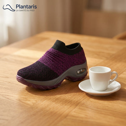 Plantaris Baskets Orthopédiques Femme Pieds Sensibles Tricot
