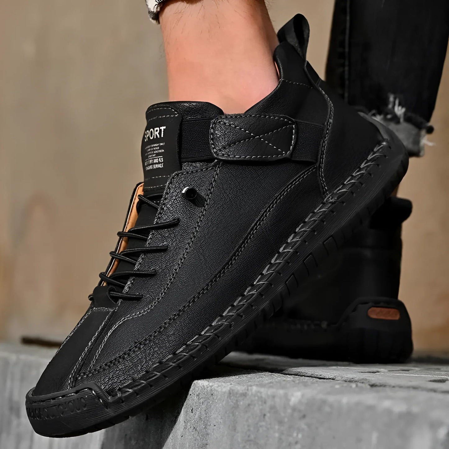 Plantaris Reine – Mocassins Confort Femme Surpiqûres | Voûte Plantaire, Effet Cuir