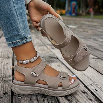 Soline — Sandale Orthopédique Cuir Vegan, Soutien Voûte Plantaire