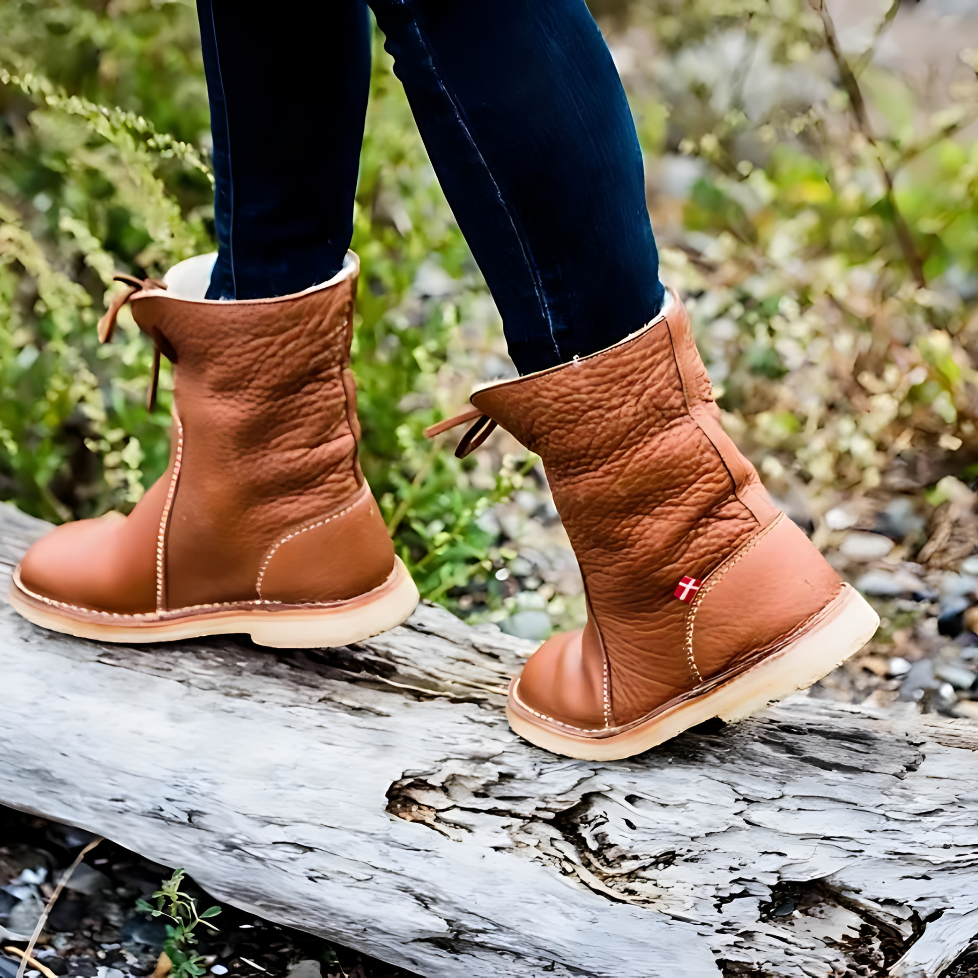 Plantaris Brune – Bottines Fourrées Laine Femme Imperméables | Chaud, Confort Hiver
