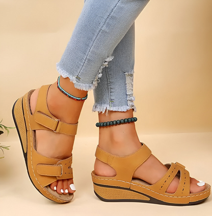 Plantaris Éliane – Sandales Compensées Confort Femme | Voûte Plantaire, Élégantes