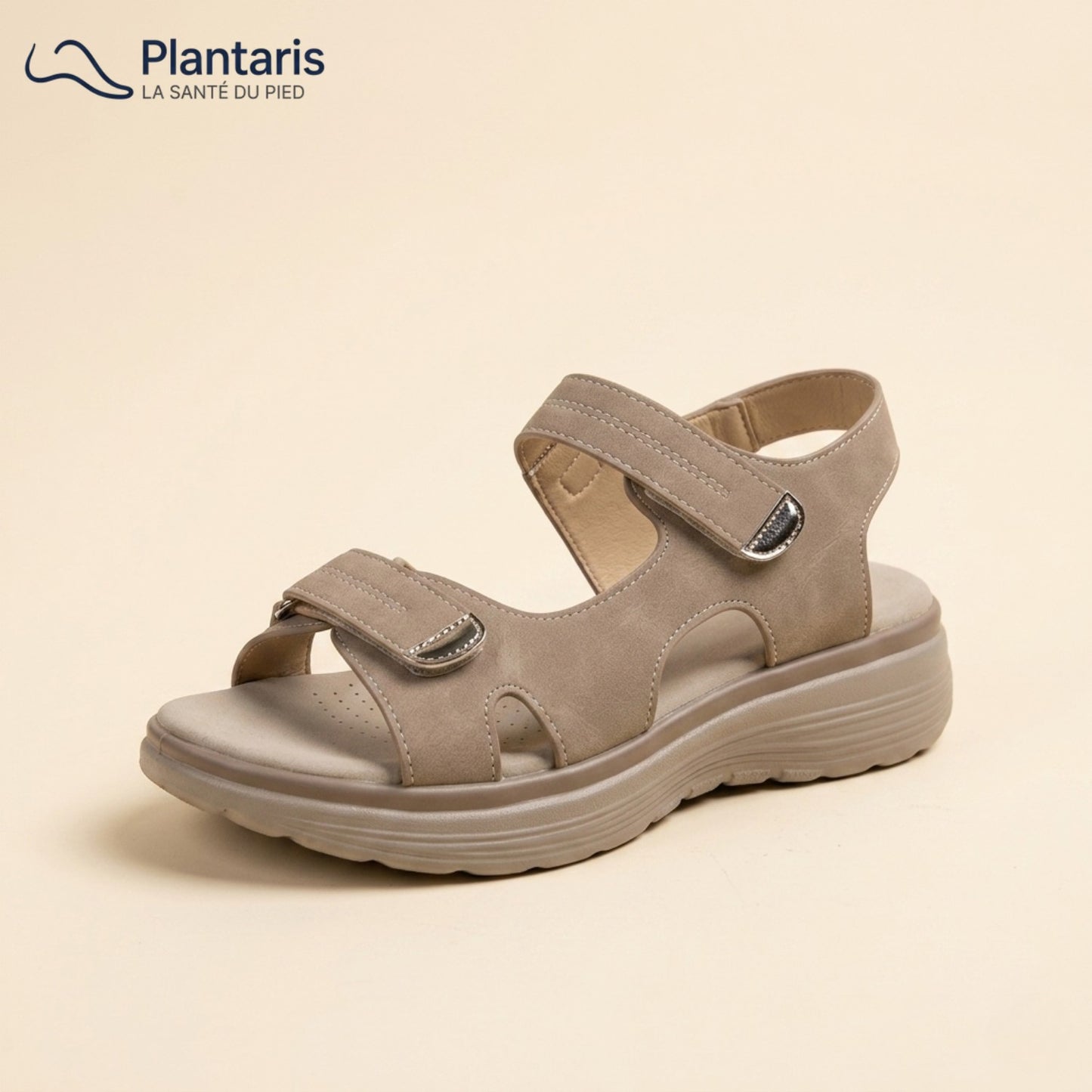 Soline — Sandale Orthopédique Cuir Vegan, Soutien Voûte Plantaire