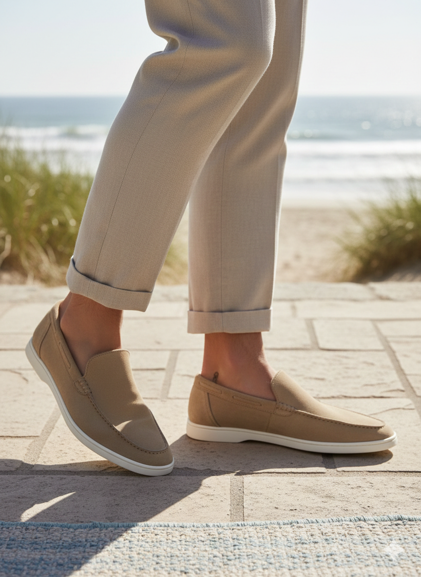 Plantaris Garance – Mocassins Confort Femme Effet Daim | Voûte Plantaire, Style Bateau