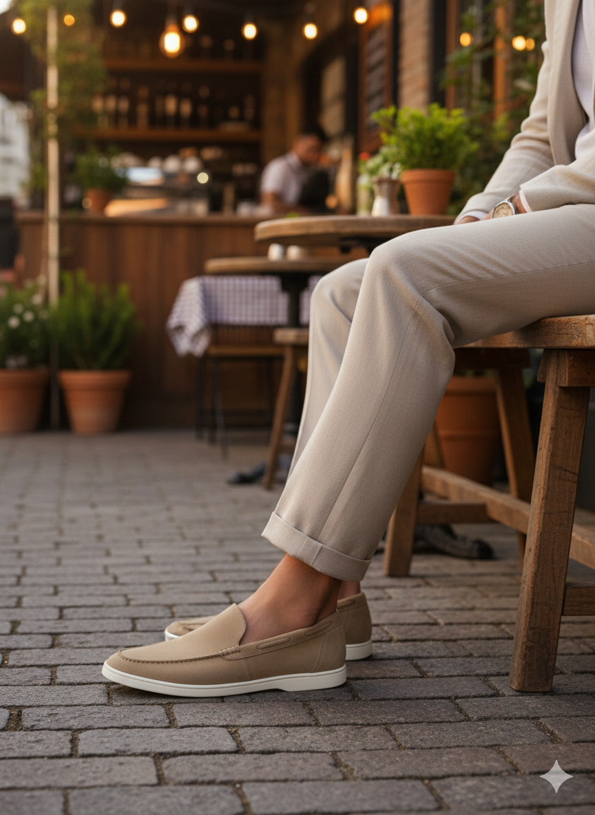 Plantaris Garance – Mocassins Confort Femme Effet Daim | Voûte Plantaire, Style Bateau