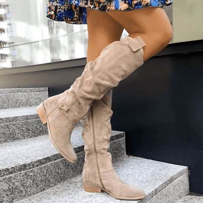 Plantaris Anne – Bottes Hautes Femme Semelle Confort | Voûte Plantaire, Amorti Doux