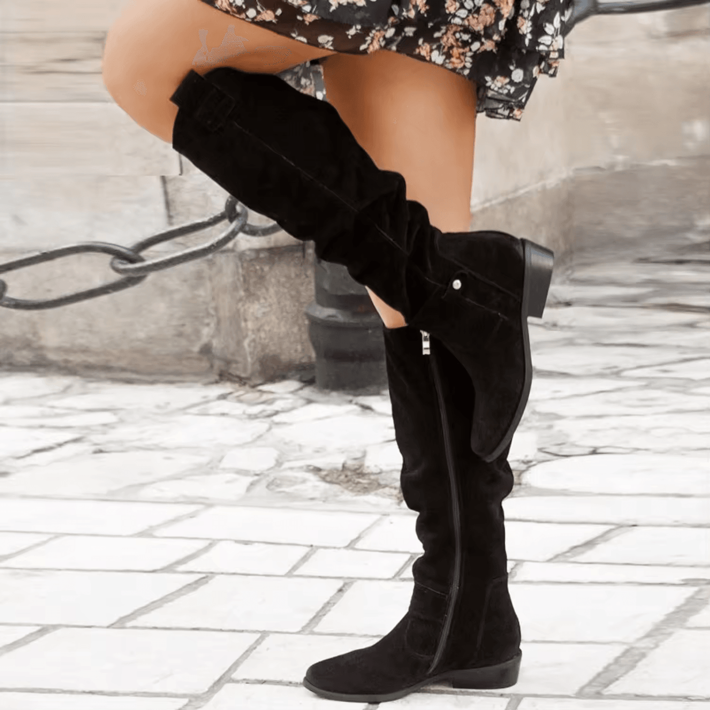 Plantaris Anne – Bottes Hautes Femme Semelle Confort | Voûte Plantaire, Amorti Doux