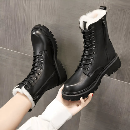 Plantaris Séraphine – Bottines Cuir Imperméables Femme | Doublure Chaude, Hiver
