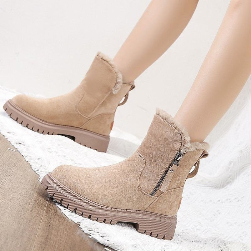 Plantaris Daniela – Bottines Fourrées Femme Premium | Doublure Cosy, Confort Hiver