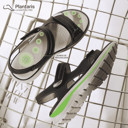 Soline — Sandale Orthopédique Cuir Vegan, Soutien Voûte Plantaire