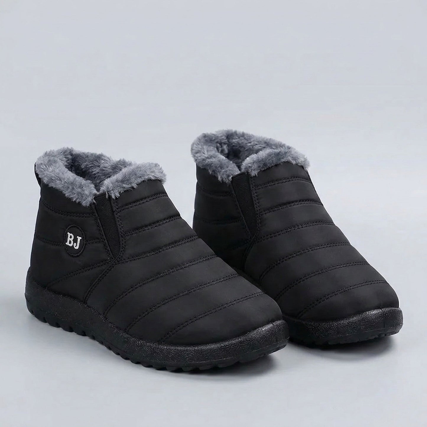 Plantaris Blanche – Bottines Fourrées Femme Effet Cuir | Doublure Chaude, Confort Hiver