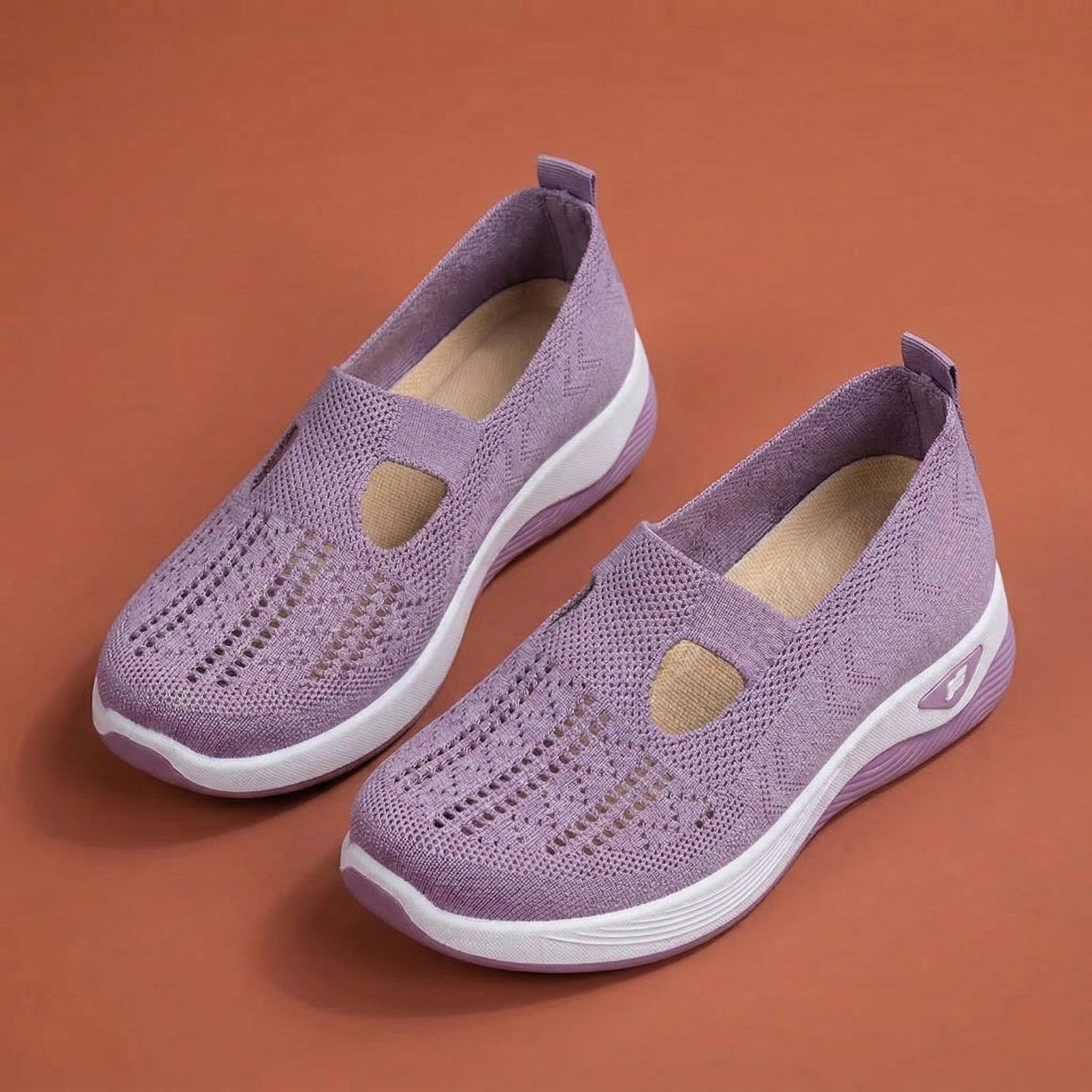 Alivra Orthopedic Knit Comfort Loafers