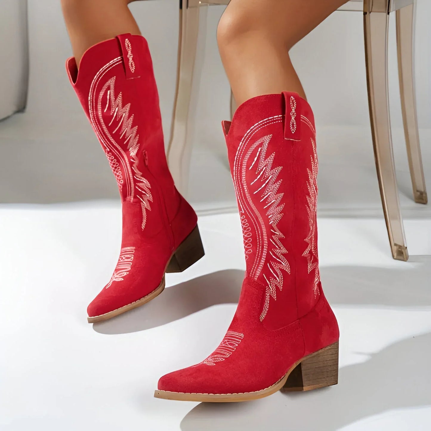 Plantaris Lara – Bottines Santiags Femme Talon Bottier | Confort, Style Western