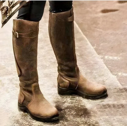 Plantaris Elsa – Bottes Femme Effet Cuir Imperméables | Confort Durable, Maintien