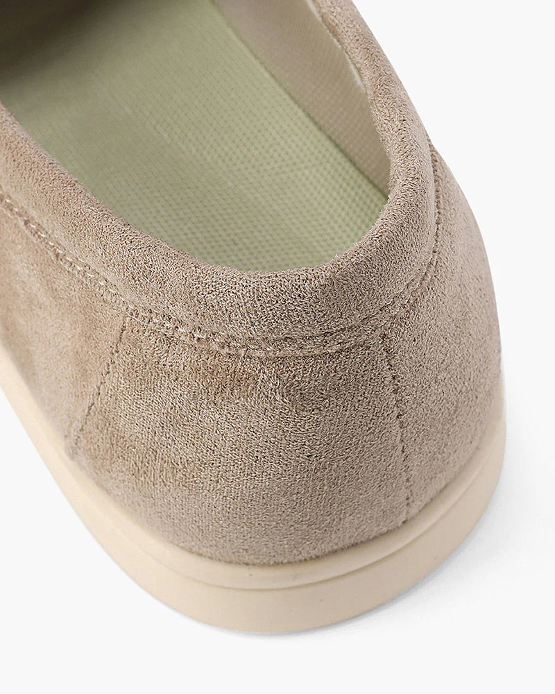 Plantaris Léontine – Mocassins Confort Femme Daim Classiques | Voûte Plantaire, Élégants