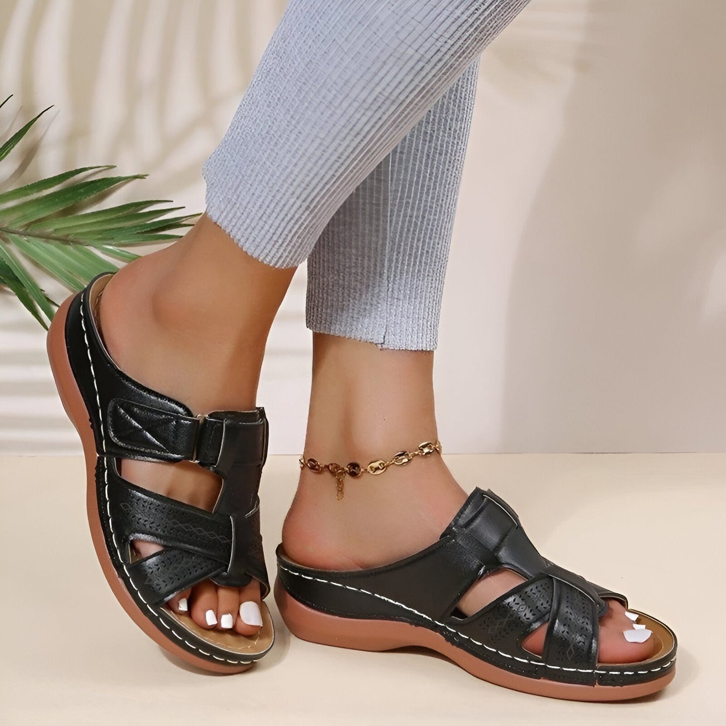Plantaris Mariska – Sandales Compensées Orthopédiques Femme | Voûte Plantaire, Vintage