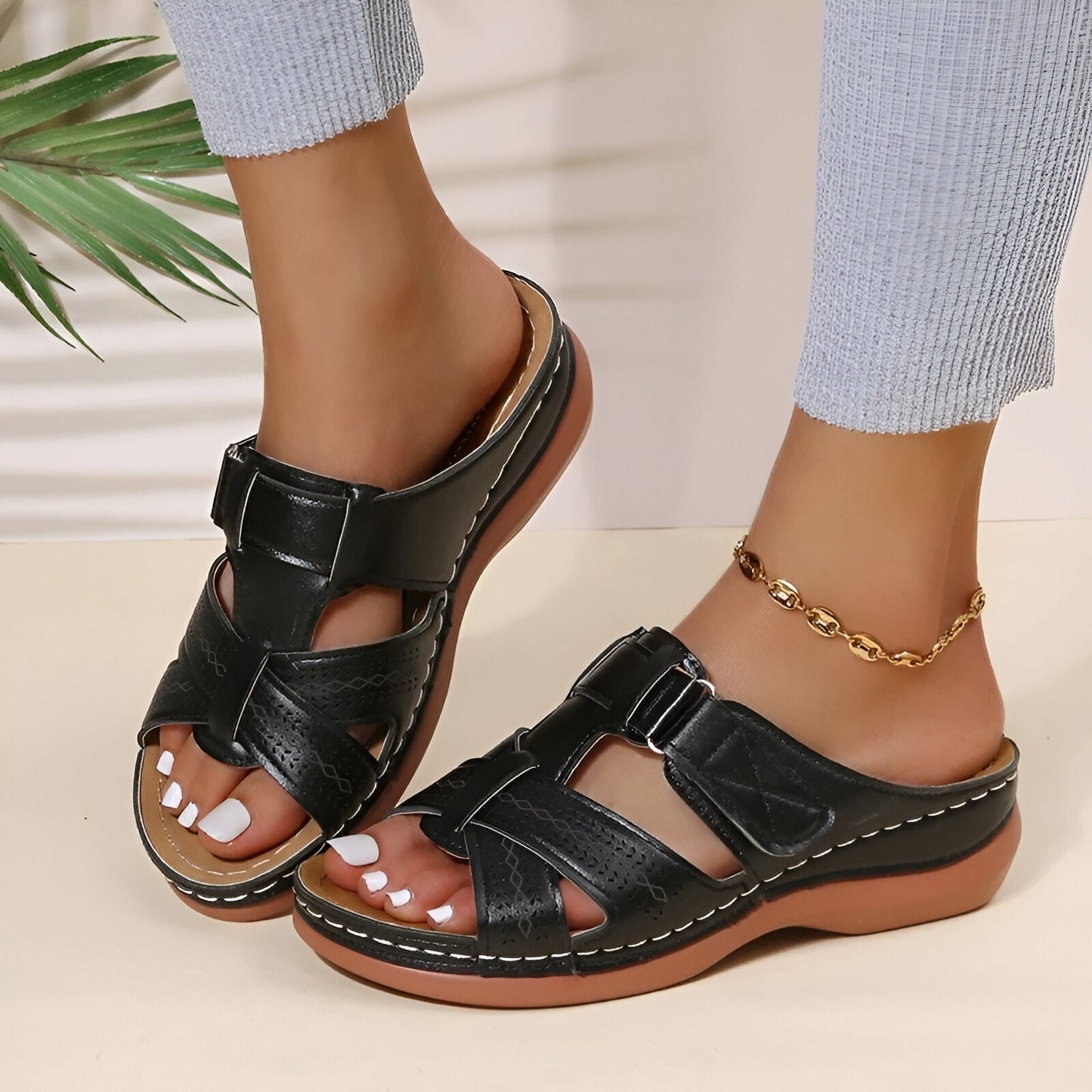 Plantaris Mariska – Sandales Compensées Orthopédiques Femme | Voûte Plantaire, Vintage