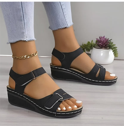 Plantaris Éliane – Sandales Compensées Confort Femme | Voûte Plantaire, Élégantes