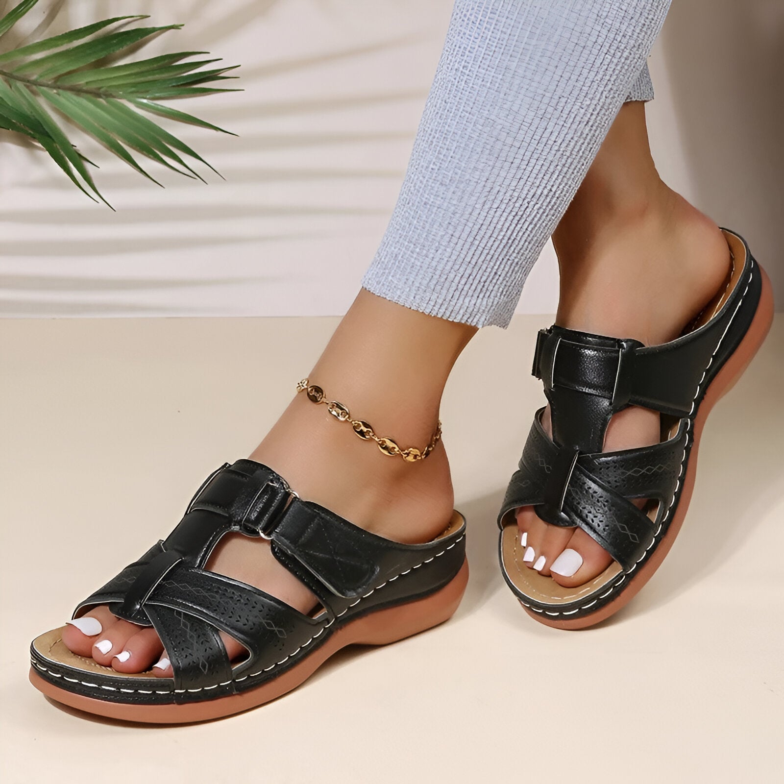 Plantaris Mariska – Sandales Compensées Orthopédiques Femme | Voûte Plantaire, Vintage